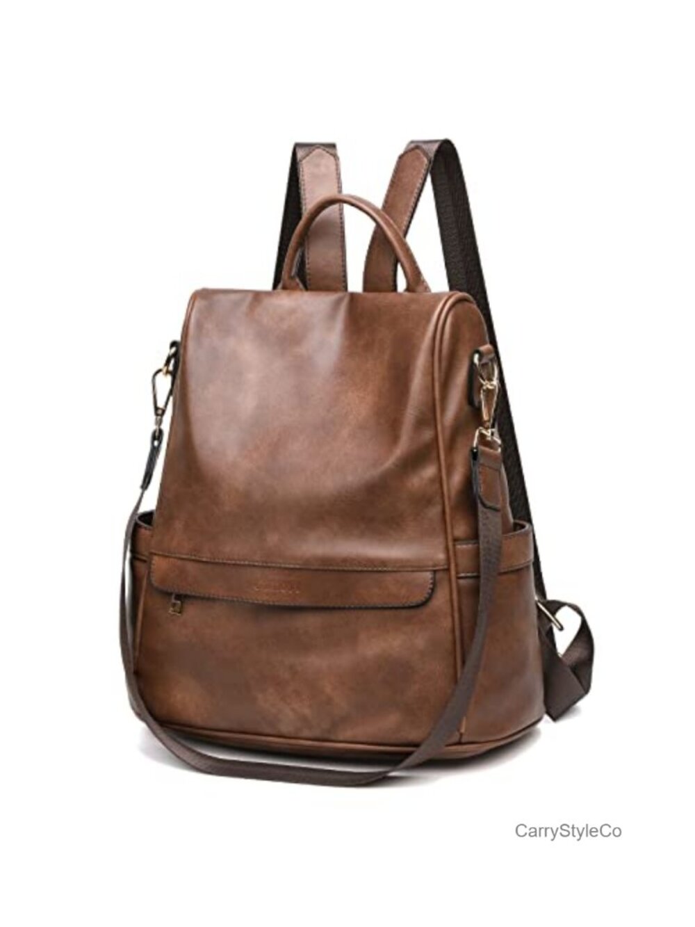 PU Leather Anti-Theft Backpack Purse 3-Way Convertible Shoulder Bag for Travel